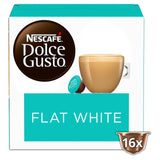 Nescafé Dolce Gusto Flat White Coffee x16 Pods, 16 Drinks All coffee Sainsburys   