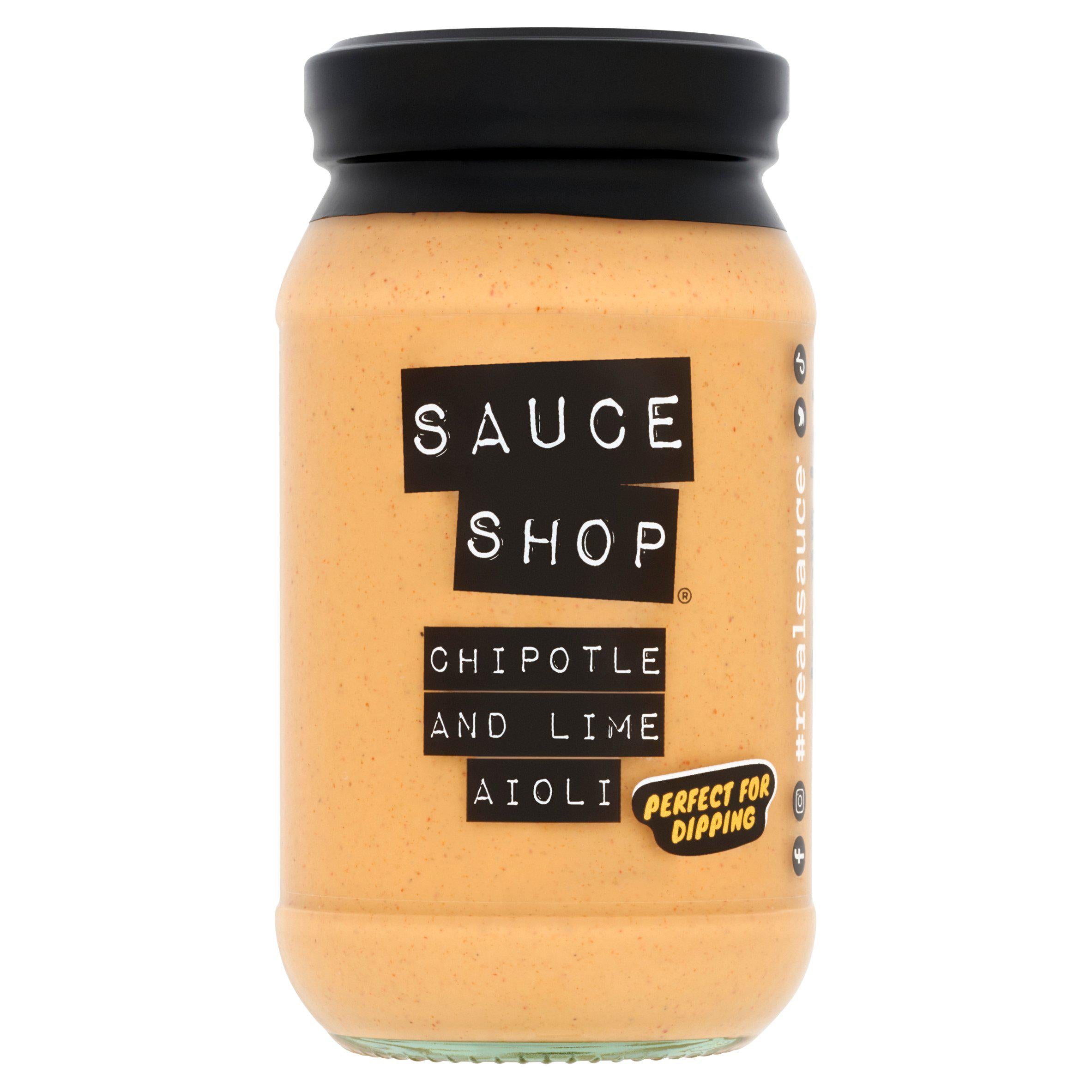 Sauce Shop Chipotle & Lime Aioli 260g Salad cream & mayonnaise Sainsburys   