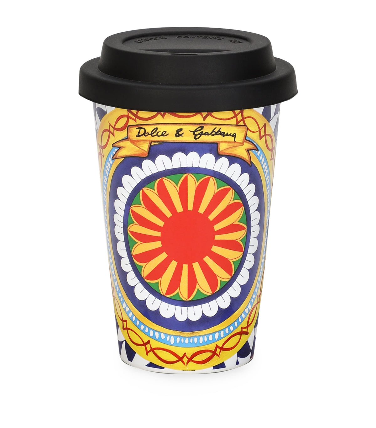 Dolce&Gabbana Casa ceramic travel mug 14cm - British product