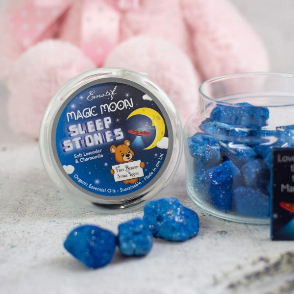 CorinCraft children's Magic Moon Sleep lava stones, UK version