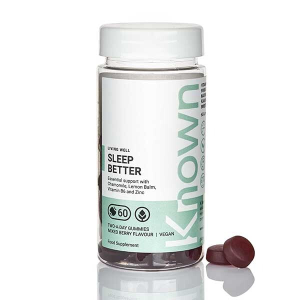 Known Sleep Better Mixed Berry Vegan Gummy Supplements x 60