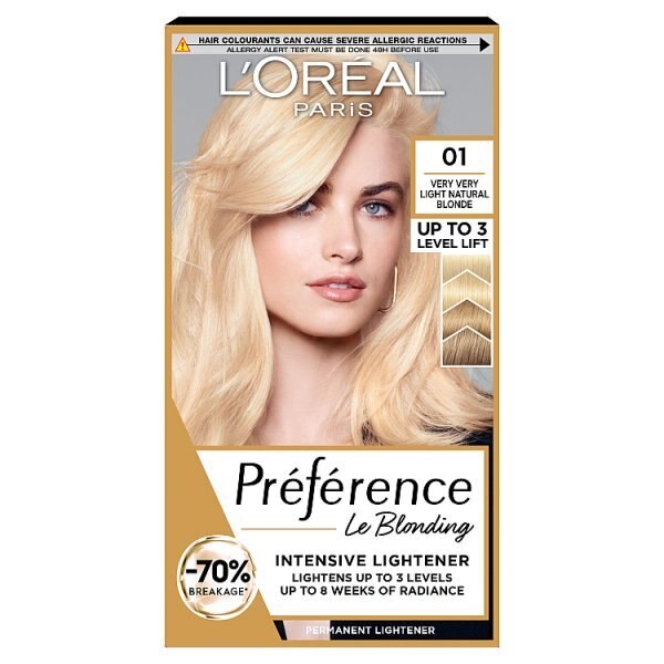 Preference 10.21 Stockholm Very Light Pearl Blonde Hair Dye GOODS Superdrug Lightest Natural Blonde 01 Lb02  