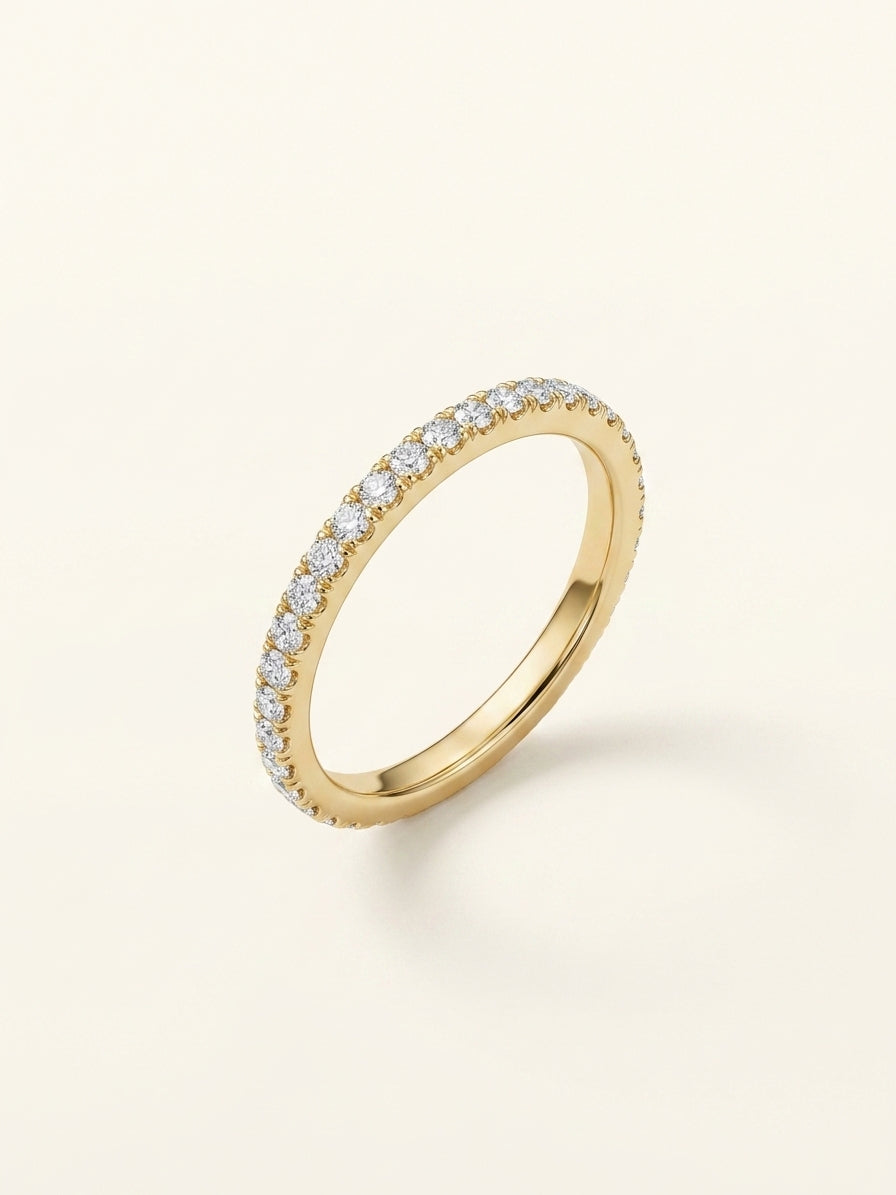 Cartier 0.94ct diamond ring in 18ct yellow gold, UK version