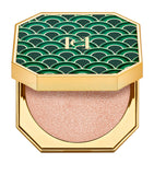 Carolina Herrera fabulous skin highlighter with decorative greenwaves case bundle - British product