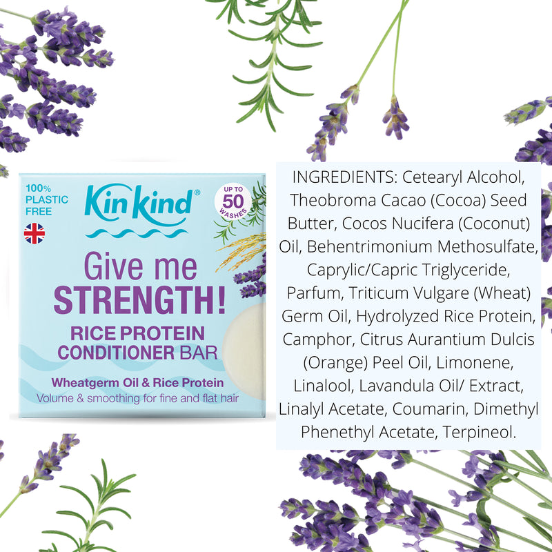 KinKind Rice Protein Conditioner Bar 40g, UK version