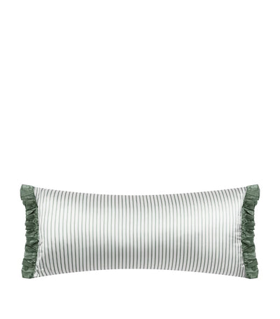 Harrods Gingerlily Silk Ticking Ashdown Cushion (40cm x 90cm)- Buy online at McGrocer