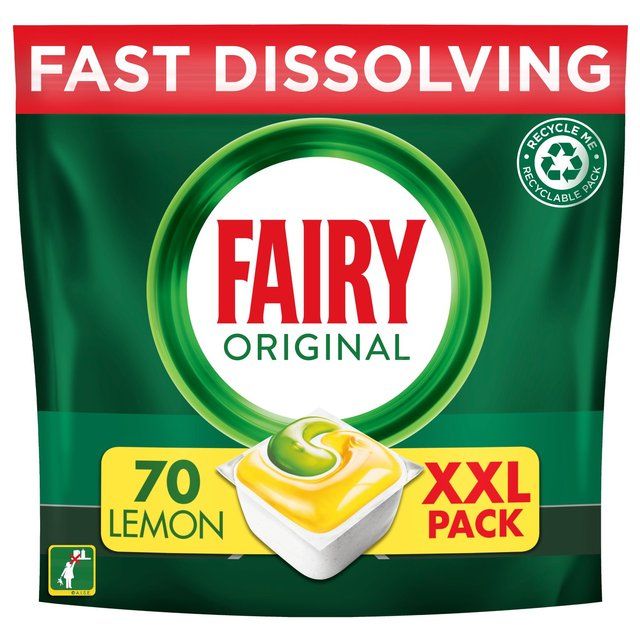 Fairy All In One Lemon Dishwasher Tablets Default Title