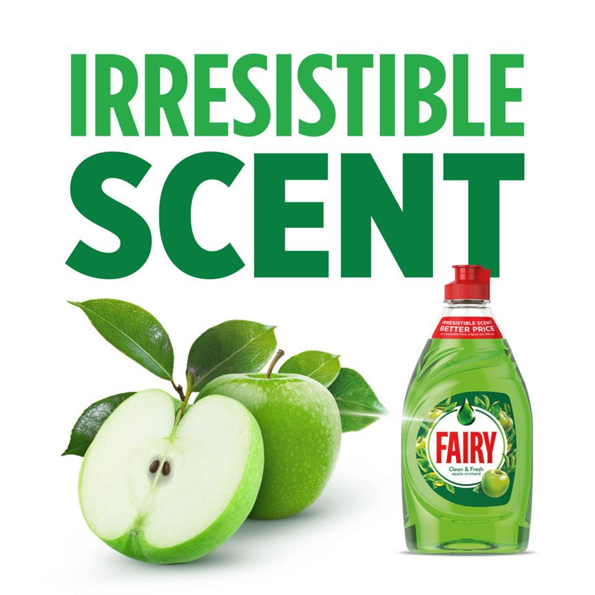 Fairy Clean &amp;amp; Fresh Washing Up Liquid Apple