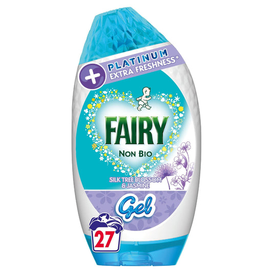 Fairy Non Bio Platinum Silk Tree Blossom& Jasmine Gel 27 Washes 891ml