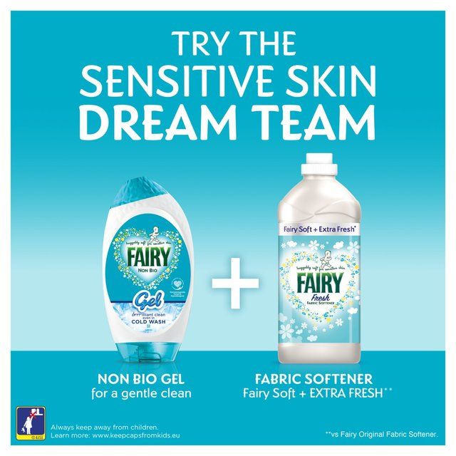 Fairy Non Bio Washing Liquid Gel For Sensitive Skin 42 Washes   1386ml