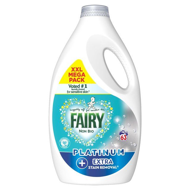 Fairy Platinum Non Bio Washing Liquid 63 Washes   2079ml