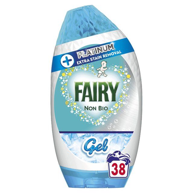 Fairy Platinum Non Bio Washing Liquid Gel 38 Washes