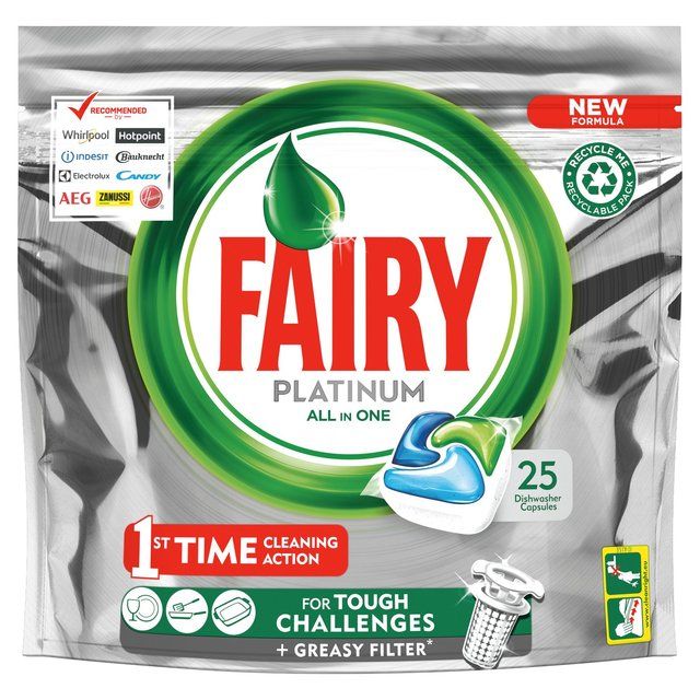 Fairy Platinum Original All in One Dishwasher Tablets