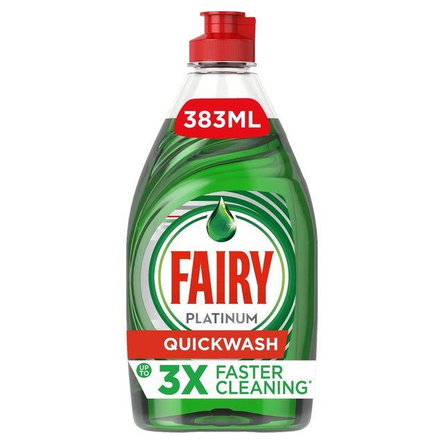 Fairy Platinum Quickwash Original Washing Up Liquid   383ml