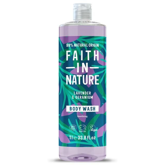 Faith In Nature Body Wash - Lavender &amp;amp; Geranium   1L