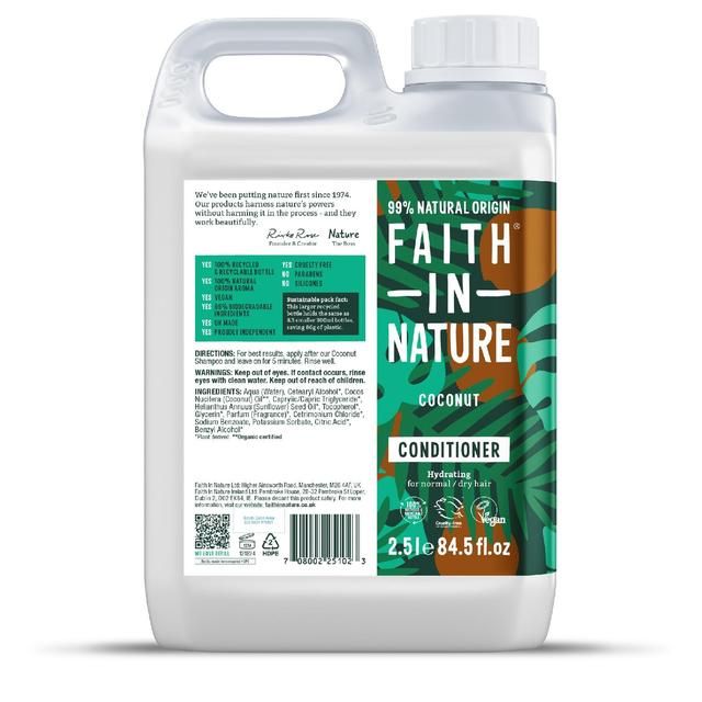 Faith In Nature Coconut Conditioner   2.5L