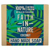 Faith in Nature Coconut Pure Hand Made Soap Bar   100g