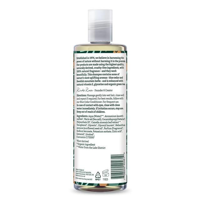 Faith in Nature for Men kék cédrus sampon 400 ml