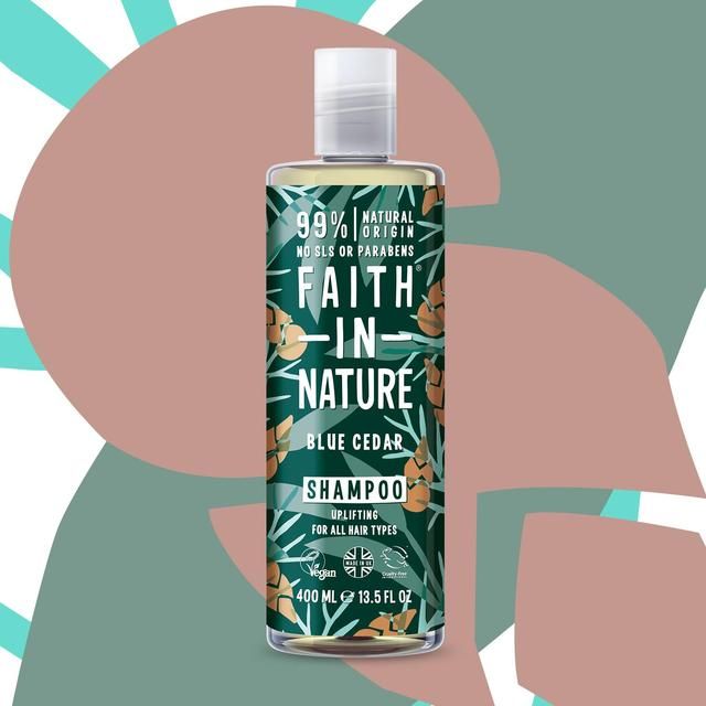 Faith in Nature for Men kék cédrus sampon 400 ml