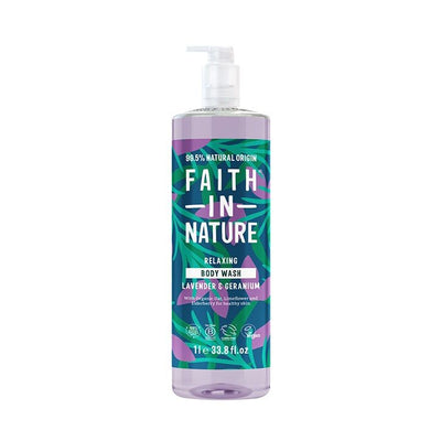 Gel de baño Faith In Nature de pomelo y naranja, 1 l