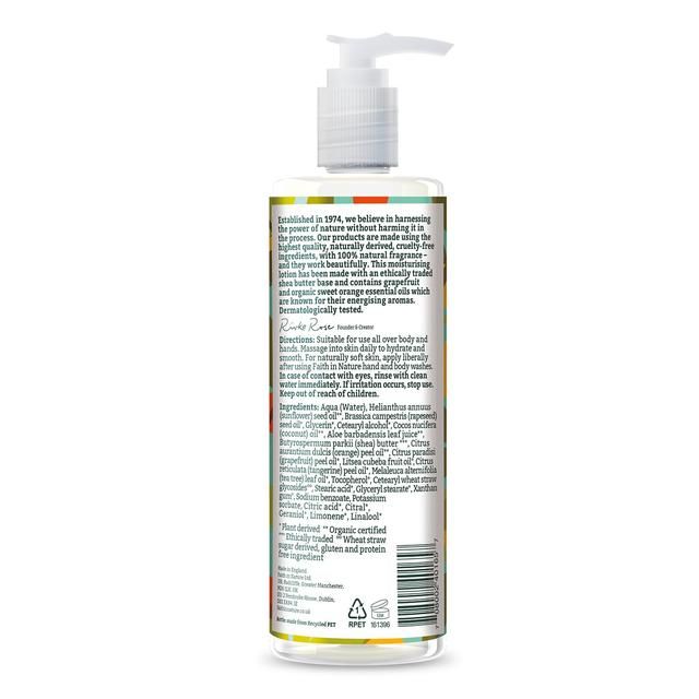 Faith in Nature Grapefruit & Orange Hand and Body Lotion   400ml