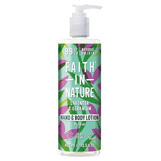 Faith in Nature Lavender & Geranium Hand and Body Lotion   400ml