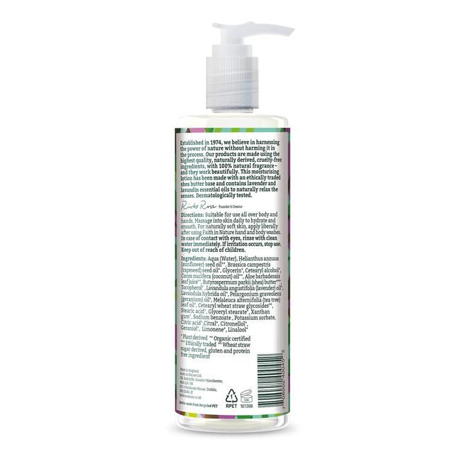 Faith in Nature Lavender &amp;amp; Geranium Hand and Body Lotion   400ml