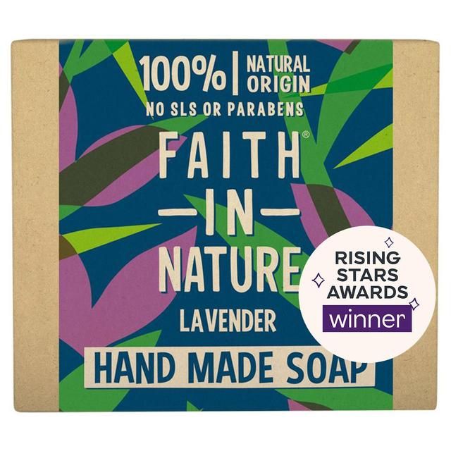 Faith in Nature Lavender Pure Hand Made Soap Bar   100g