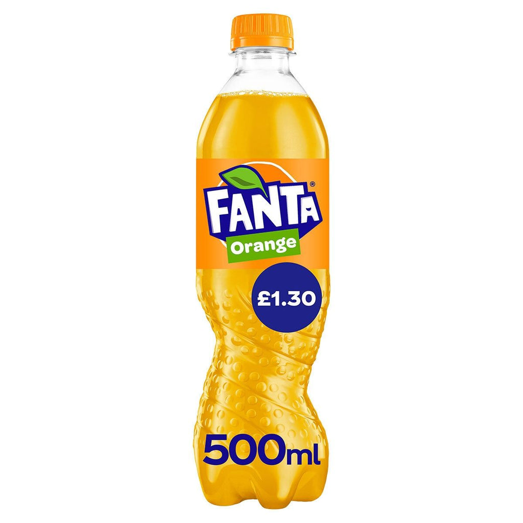 Fanta Orange PMP £1.30, 12 x 500ml