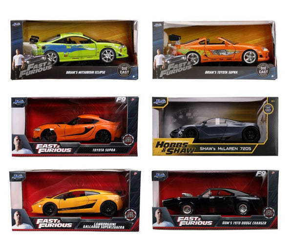 Furious Diecast Asda Toy Cars Fast Furious 1:32 Scale Die Cast