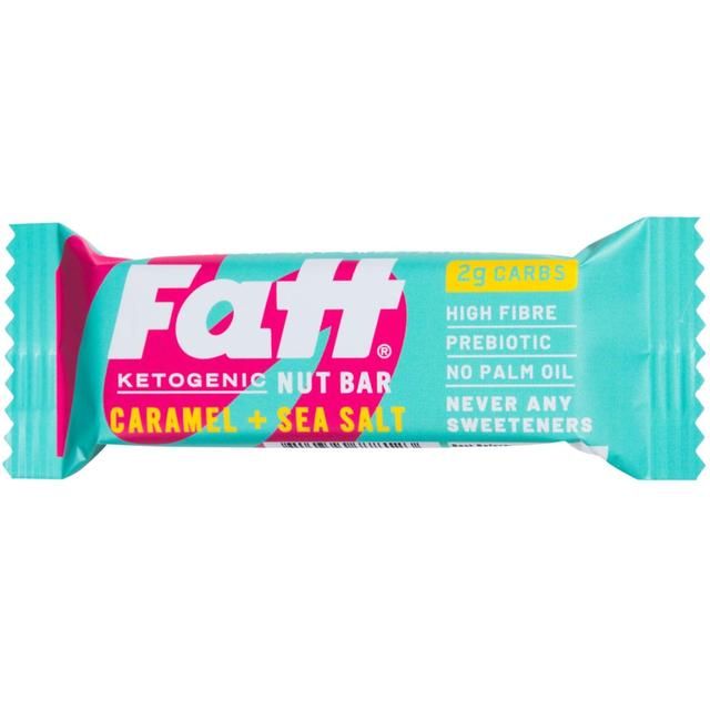 Fatt Caramel &amp;amp; Sea Salt Ketogenic Nut Bar   30g