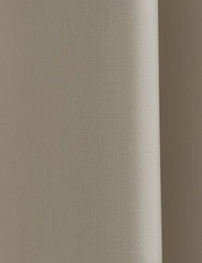 Faux Silk Eyelet Blackout Curtains - Champagne, W117Cm Drop 137Cm Default Title