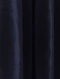 Faux Silk Pencil Pleat Blackout Curtains - Dark Charcoal, W117Cm Drop 183Cm Default Title