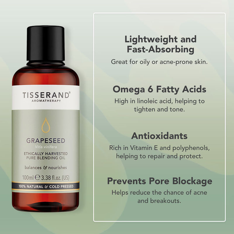 Tisserand Grapeseed Blending Oil 100ml (British brand)