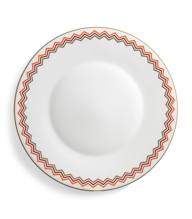 Missoni Home porcelain zigzag serving dish 32cm, imported from the UK