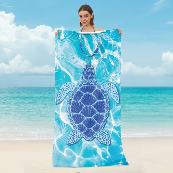 Beach towel shoulder bag 80x160cm microfibre, imported from the UK