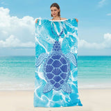 Beach towel shoulder bag 80x160cm microfibre, imported from the UK