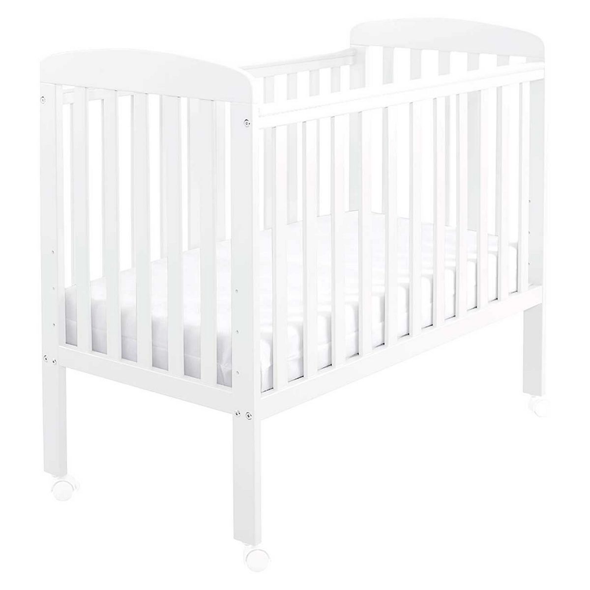 Babymore Space Saver Cot with Wheels - White GOODS Boots   