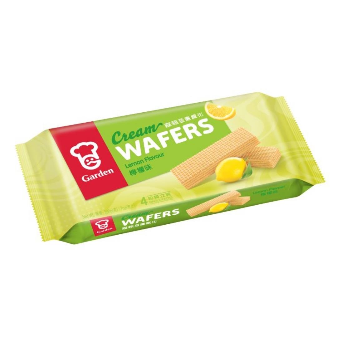 Garden cream wafers in lemon flavour (British brand)
