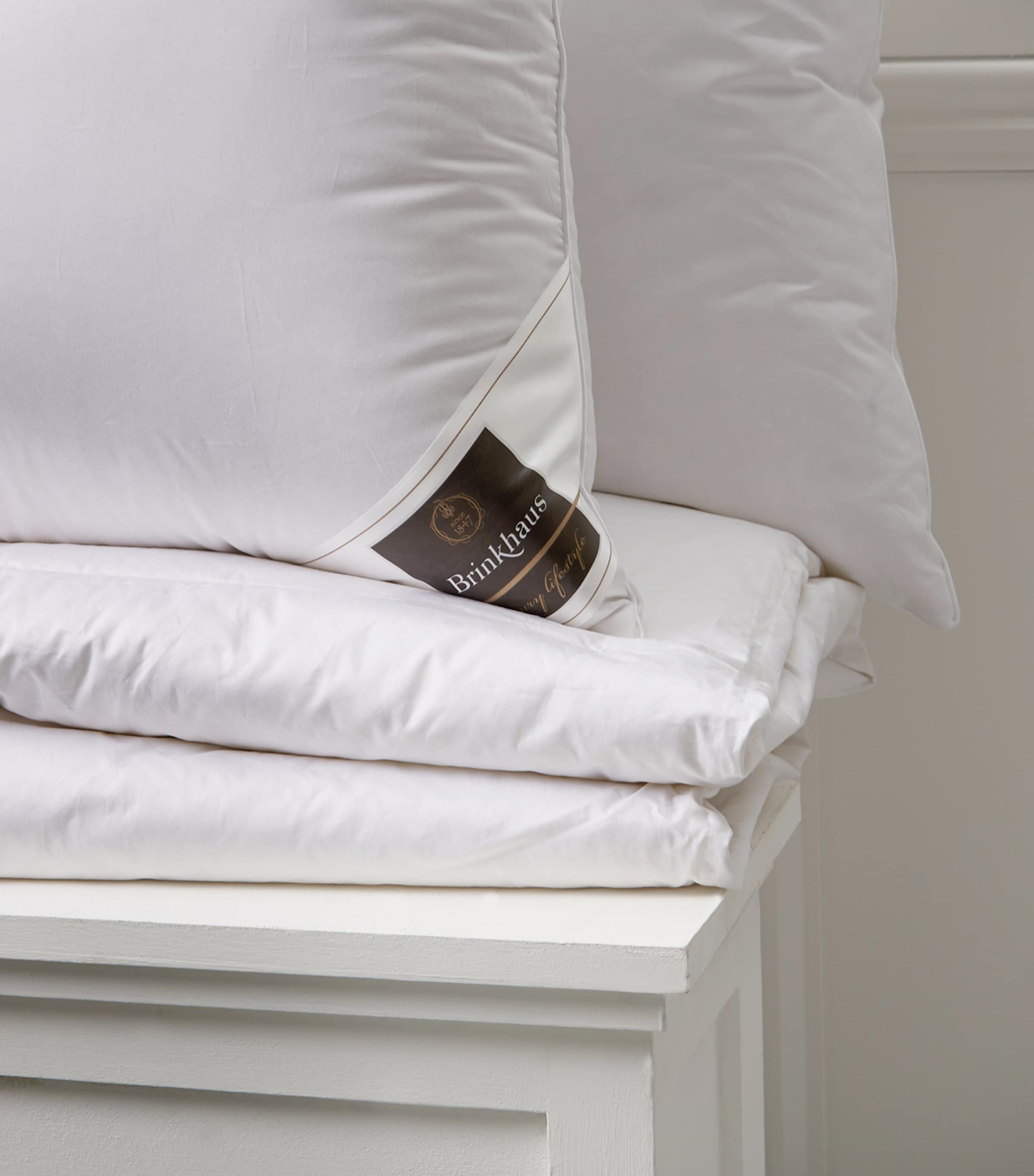 Brinkhaus Hungarian goose down pillow 50cm x 75cm - British product