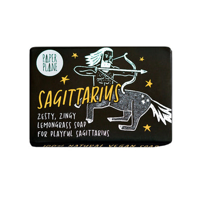Superdrug Paper Plane Sagittarius Star Sign Lemongrass Soap 95g- Buy online at McGrocer