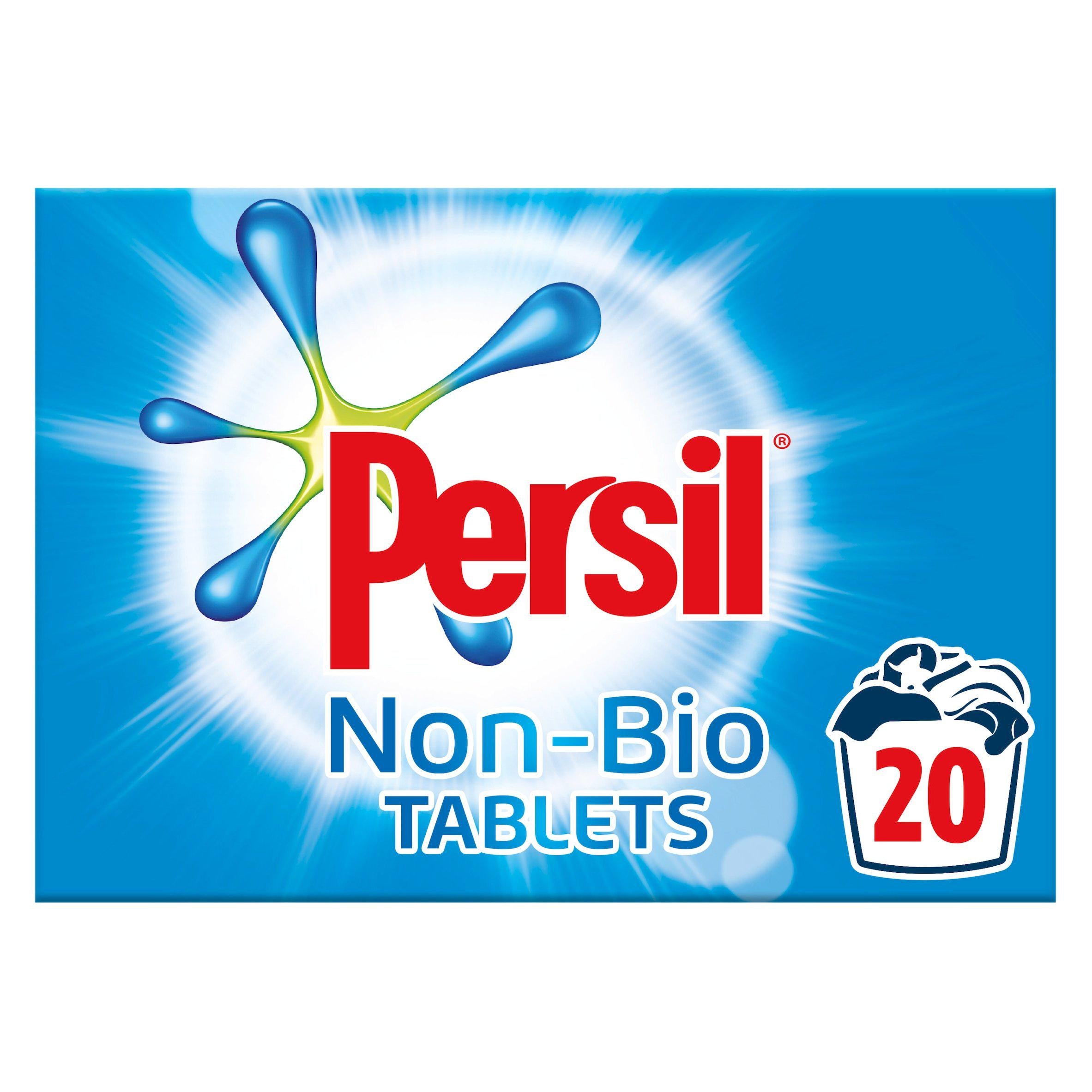 Persil Non Bio Sensitive Laundry Detergent Washing Tablets 20 Washes detergents & washing powder Sainsburys   