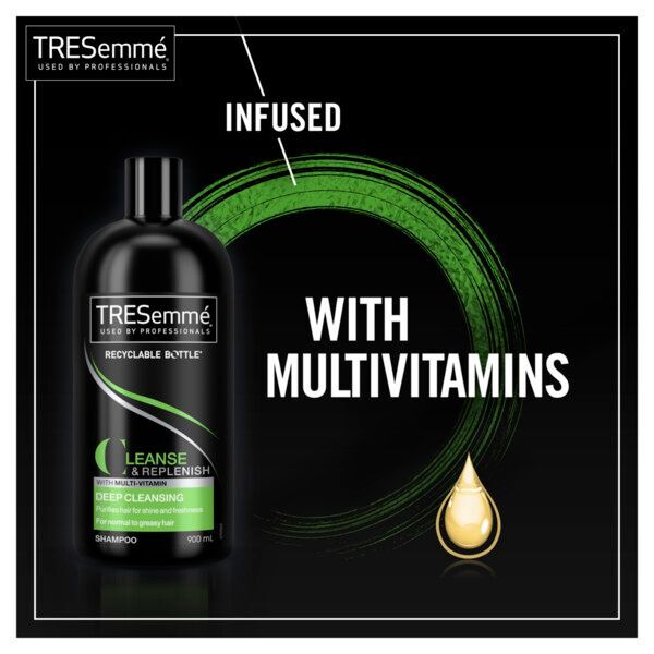 TRESemme Shampoo for Dry Hair Replenish & Cleanse 900 ml GOODS Superdrug   