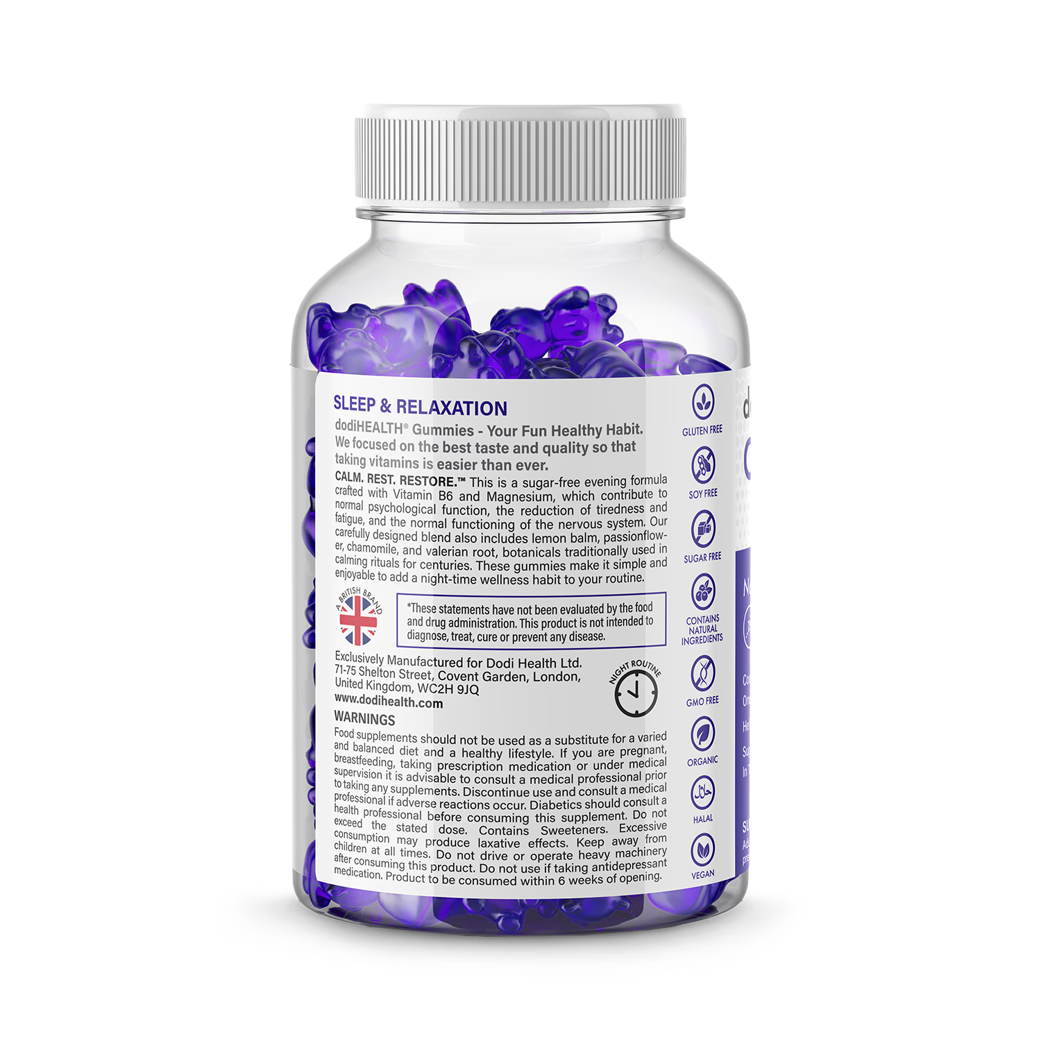 Dodi Health Complete Sleep Gummies - British product