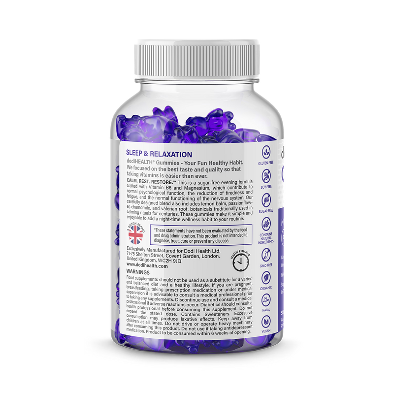 Dodi Health Complete Sleep Gummies - British product