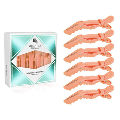 Superdrug Vellen Alligator Clips Orange - 6 Pack- Buy online at McGrocer