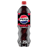 Pepsi Max Cherry No Sugar Cola Bottle Fizzy & Soft Drinks ASDA   