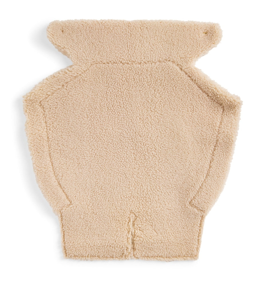Artipoppe shearling winter baby carrier insert, British product