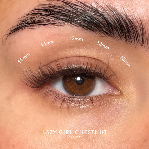 House of Amor Lazy Girl lashes Chestnut, UK version