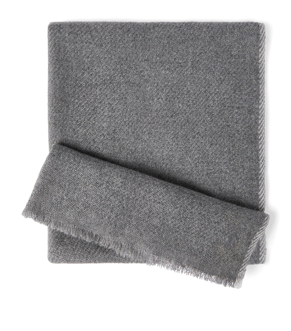 Cashmere Fringe-Trim Scarf